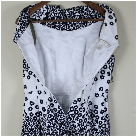 Morgan McFeeters Dress Black White Sleevel… - Picture 3 of 4